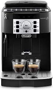 The company has upgraded their line, which now is characterized by a handsome brushed aluminum finish. Amazon Com Delonghi Super Automatic Espresso Coffee Machine With An Adjustable Grinder Manual Cappuccino Maker For Brewing Espresso Cappuccino Latte Ecam22110b Magnificas Drip Coffeemakers Kitchen Dining