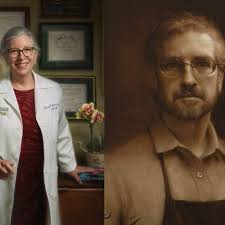 Chris DiDomizio, Joseph Daily, Evert Ploeg, and Deborah Gill are featured  in today's member spotlight! 1. @chrisdidomizioartsecrets painting of a  formal President Carter was accepted into the Smithsonian, National  Portrait Gallery in