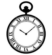 Pocket Watch Vector On Vectorstock Alice In Wonderland Clocks Alice In Wonderland Silhouette Alice In Wonderland Crafts