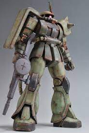 4416さんリクエスト 素組み無塗装ザクさん ガンプラ ザク mg ザク ガンプラ
