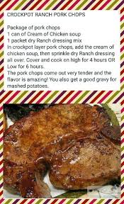 Crockpot Ranch Pork Chops Pork Chop Recipes Crockpot Slow Cooker Pork Tenderloin Slow Cooker Pork Chops
