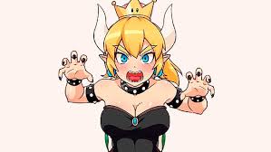 Salvapantallas e imágenes de anime de búsqueda única gratis. Hd Wallpaper Mario Bowsette Blonde Blue Eyes Crown Ghost Piranha Plant Wallpaper Flare