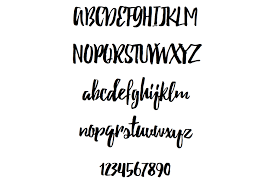 The irregular bouncy characters and the rough shapes speaks by itself. Debby Script Fondfont