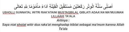 Demikian yang dapat dibagikan mengenai bacaan dan lafadz niat sholat tarawih dan niat sholat witir. Bacaan Dan Tuntunan Sholat Untuk Pemula Mudah Dipahami