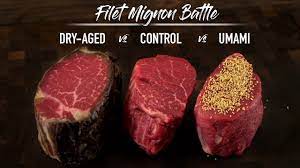 Filet Mignon Battle Dry Aged Umami And Control Which Is Best Sous Vide Youtube
