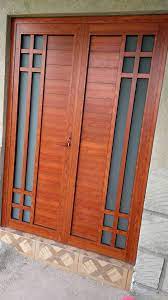 Puertas principales en naranja o rojo. Puerta Principal Color Madera Vidrio Y Aluminio El Sol ÙÙŠØ³Ø¨ÙˆÙƒ