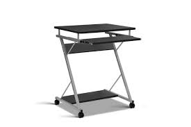 Shop for computer desk with wheels online at target. Artiss Office Desk Computer Desk Small With Wheels Black Matt Blatt