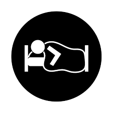 Downloade dieses freie bild zum thema bett piktogramm kissen aus pixabays umfangreicher sammlung an public domain bildern und videos. Mensch Schlaft Im Bett Gesundheit Piktogramm Block Stil 1878173 Vektor Kunst Bei Vecteezy