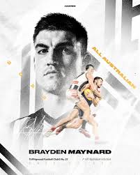 a warrior, the heart and soul and a member of the 2022 All-Australian team  👏 congratulations, @brayden.maynard 🤍