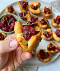 Cranberry Brie Bites Onebalancedlife Com