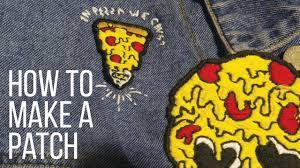 Heat is applied to the patch, melting the adhesive and bonding the patch to the clothing. How To Hand Make A Patch Youtube
