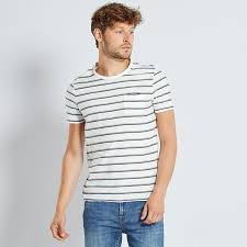 Check spelling or type a new query. T Shirt Raye Poche Poitrine Homme Blanc Jaune Bleu Kiabi 5 60
