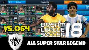 Download the latest dream league soccer kits url in png format to give new look to your club. Dream League Soccer 2018 19 All Super Star Legend Unlimited Coins All Player V5 064 Youtube