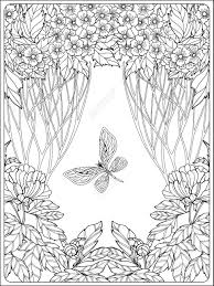 Dogs love to chew on bones, run and fetch balls, and find more time to play! Decorative Flowers Birds And Butterflies Coloring Book For Adult And Older Children Coloring Page Outline Drawing Vector Illustration Royalty Free Cliparts Vectors And Stock Illustration Image 57225684