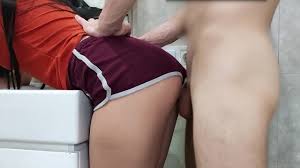 Fucking my step-sister in the toilet before fitness - XNXX.COM