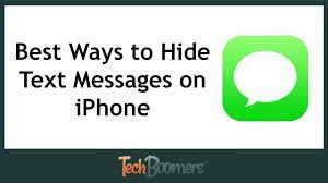 If someone has recently been sending you harassing or annoying text messages, you can block them directly from the text message app. Best Ways To Hide Text Messages On Iphone Youtube