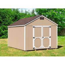 Many outdoor storage sheds are made of somewhat flimsy materials, but the suncast tremont storage shed's major strength is in the durability of its construction. Ez Fit Craftsman 10 W X 16 D Wood Storage Shed Kit Ez Craftsman1016