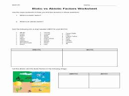 Biotic And Abiotic Factors Worksheet Answers Pin On Customize Design Worksheet Online