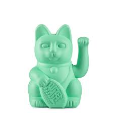 Maneki Neko mint green