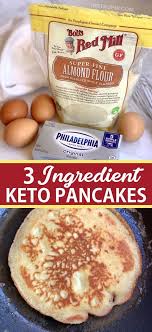 The Best 3 Ingredient Keto Pancakes Made With Almond Flour Cream Cheese Eggs Easy In 2020 Keto Recipes Easy Low Carb Pancake Recipe Low Carb Breakfast Recipes