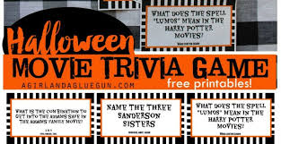 Are you a beauty aficionado,. Printable Halloween Movie Trivia Game 30 Days Of Halloween Day 24
