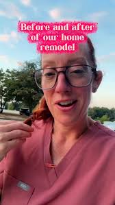 Before and after of our 1/2 home remodel #homereno