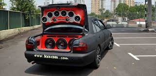 Kereta wira murah di tanah merah. Power Bass Memang Best Kar Hifi