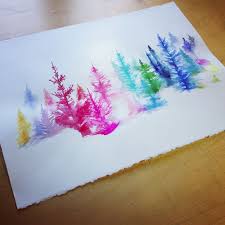 List of pinterest watercolour painting pictures pinterest. Multi Colored Trees For Timber S Tattoo Christmas Watercolor Watercolor Watercolor Cards