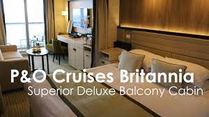 P O Cruises Britannia Superior Deluxe Balcony Cabin Youtube