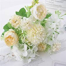 Purchase high quality realistic looking faux flowers and flower supplies at efavormart. Kirifly Artificial Flowers Fake Peony Silk Hydrangea Bouquet Decor Plastic Carnations Realistic Flower Arrangements Wedding Decoration Table Centerpieces 2 Packs White Pricepulse