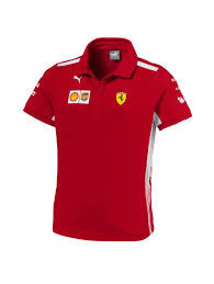 Shop with afterpay on eligible items. Scuderia Ferrari Replica Kids Team Polo Shirt