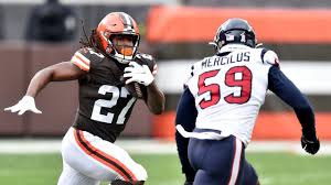 All clips belong to the nfl. Nick Chubb Kareem Hunt Push Browns Past Texans In Wild Weather