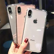 Simple Anti Shock Case In 2021 Transparent Phone Case Iphone Silicone Phone Covers