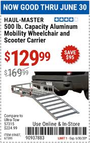 We did not find results for: Haul Master 500 Lbs Capacity Aluminum Mobility Wheelchair And Scooter Carrier For 129 99 Harbor Freight Coupons