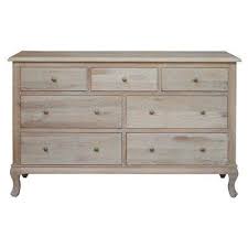 Adele Oak Timber 7 Drawer Dresser Lime Washed Oak Bedroom Chest Of Drawers Dresser Drawers Wood Bedroom Sets