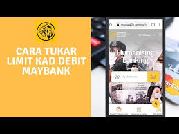 Selepas memasukkan kad atm maybank dan menaip nombor pin. Cara Tukar Limit Kad Debit Maybank Youtube