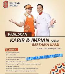 Hingga saat ini, holland bakery memiliki lebih dari 200 gerai di seluruh indonesia yang tersebar di jakarta, bandung, surabaya, lampung, batam, pekanbaru, makassar, bali, balikpapan, dan manado. Pt Inti Celebes Citra Rasa Rumah Loker Makassar Facebook