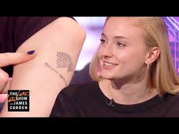 Some ink declaring your love for jon snow can be as beautiful as it is fierce, so if you're looking for a pretty design, there are plenty of options. Sophie Turner Explains Her Game Of Thrones Tattoo Latelatelondon Youtube