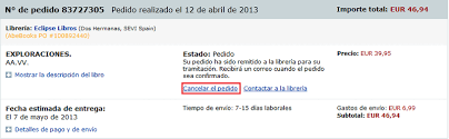 Teléfono de atención al cliente de casa del libro llamando al 905 403 058 + ext: Como Puedo Cancelar Mi Pedido Iberlibro Soporte Comprador