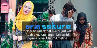Mimpi menangkap ikan emas : Saya Derhaka Suami Tak Izin Temu Ayah Sampai Hujung Nyawa Kisah Pilu Amelina Erin Sakura