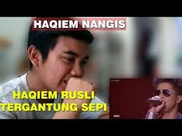 Haqiem rusli performing his new single, tergantung sepi. Video Haqiem Rusli Tergantung Sepi Official Music Video