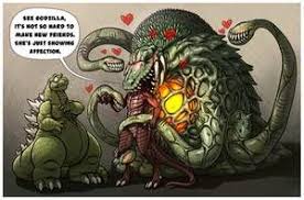 How To Make Friends By Fcaiser Godzilla Comics Godzilla Funny Godzilla