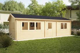 Michel rooms by the house in 1995. One Bedroom Cabin Holiday H 38m2 4 5 X 9 M 70mm Hansa24 Group
