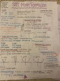 Math Formula Cheat Sheet Sat