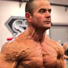 Mark Bell less than a week out from his first bodybuilding show. :  r/bodybuilding