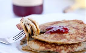 Low Carb High Protein Three Ingredient Pancakes Myfitnesspal Kalorienarme Pfannkuchen Myfitnesspal Rezepte Rezepte Fur Eine Person