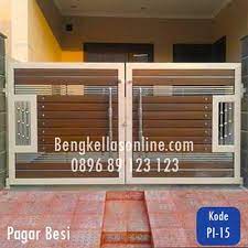 60 desain model pagar rumah minimalis dan cantik. Harga Model Pagar Besi Grc Motif Kayu 2021 Bisa Dicicil Bunga 0