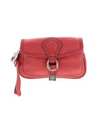 Details About Marc By Marc Jacobs Women Red Leather Wristlet One Size