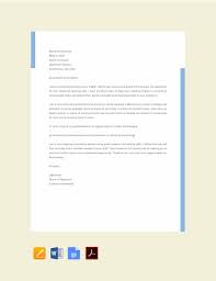 It supplements your resume and expands upon relevant parts of your work history and qualifications. 37 Job Application Letter Examples Pdf Examples