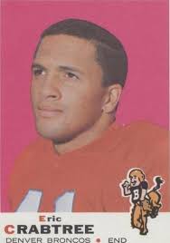 1969 Topps Football Eric Crabtree (#151) PSA8 PSA (#02)